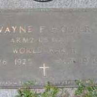 Wayne F. (NEW) HOSIER (VETERAN WWII)