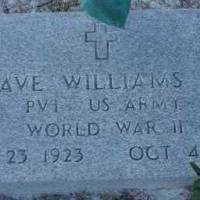 Dave (NEW) WILLIAMS, JR (VETERAN WWII)